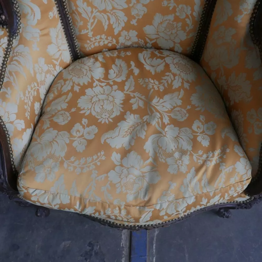 Barok stoel geel