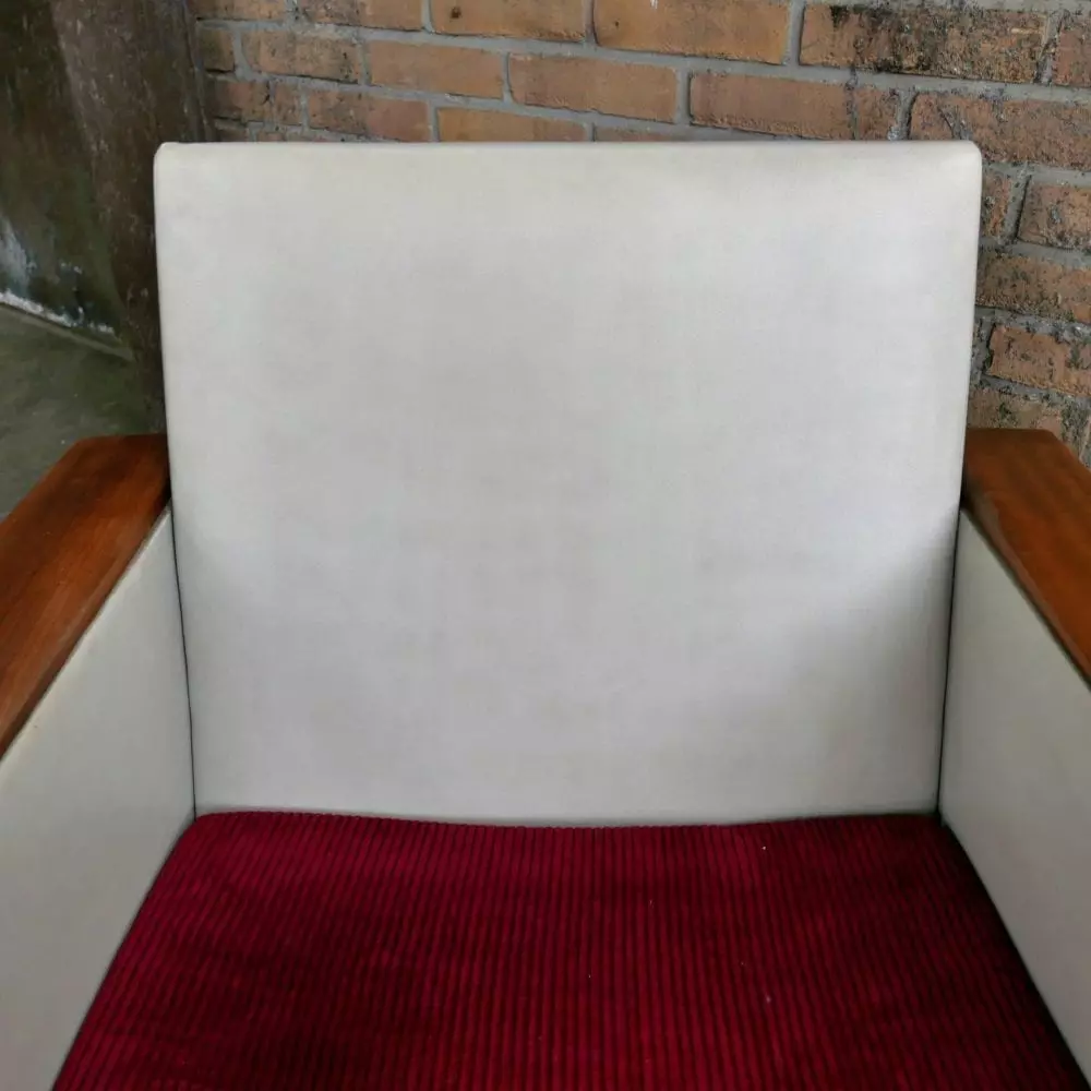 Vintage leren fauteuil
