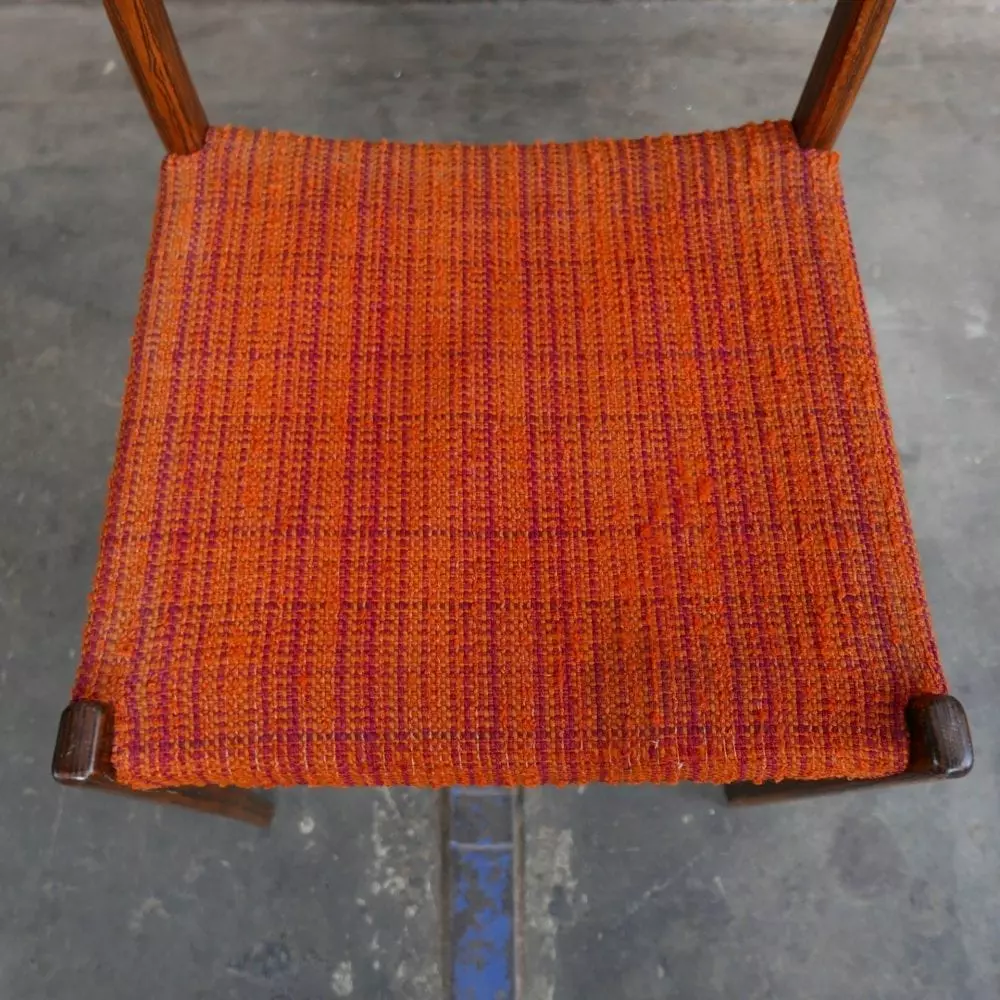 oranje retro jaren '50 stoel