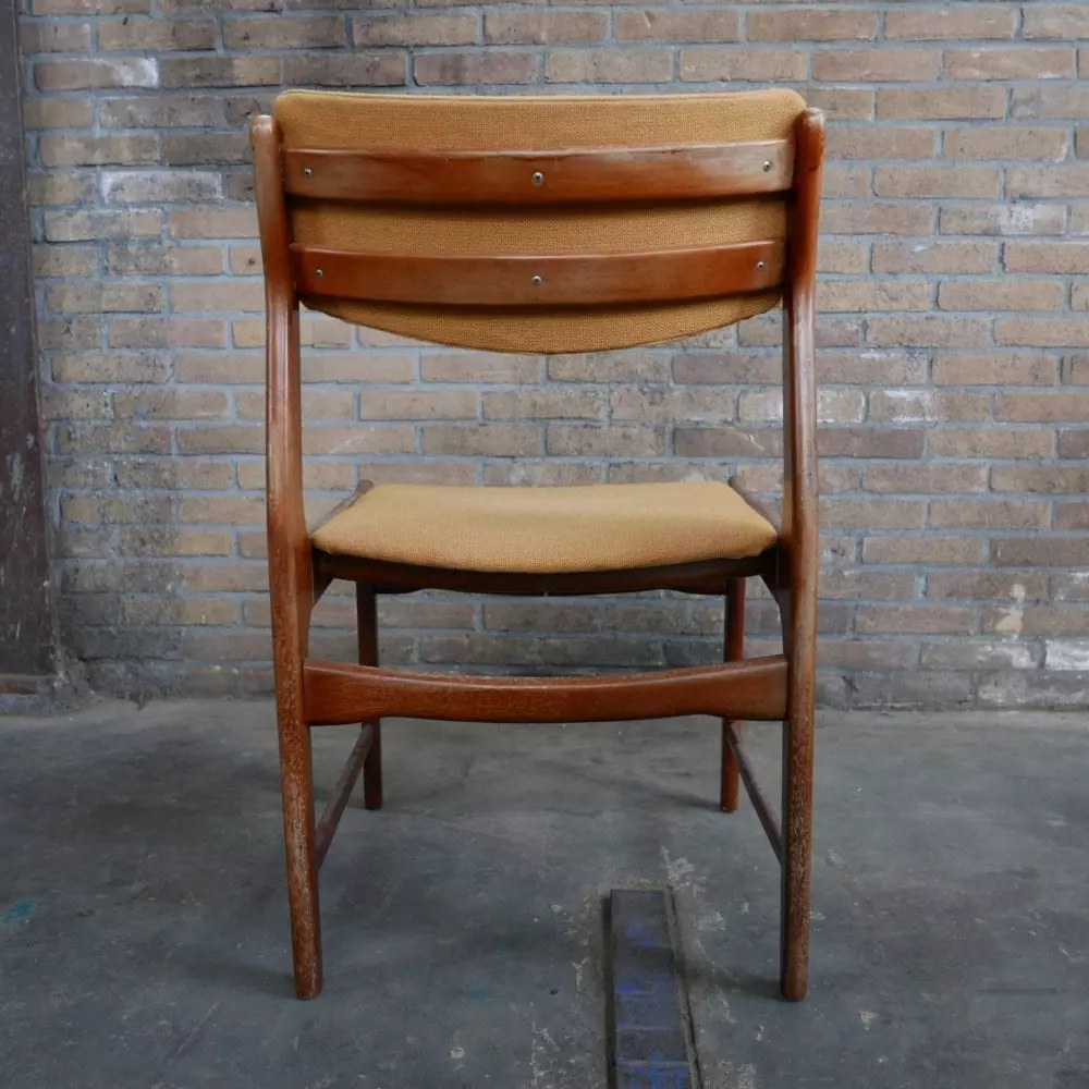 vintage stoelen geel