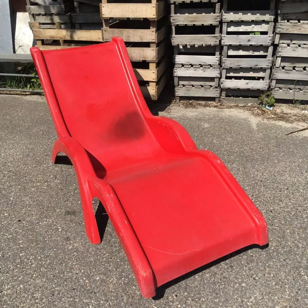 rode ligstoel