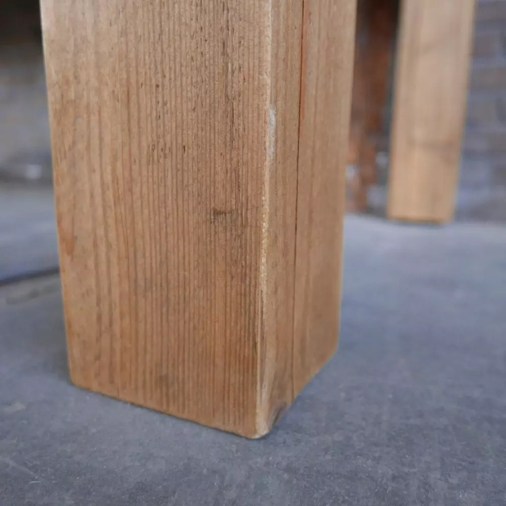 Grote houten werktafel
