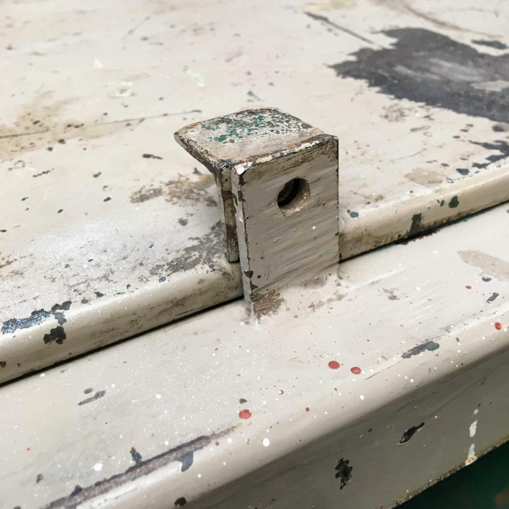 IJzeren locker kast