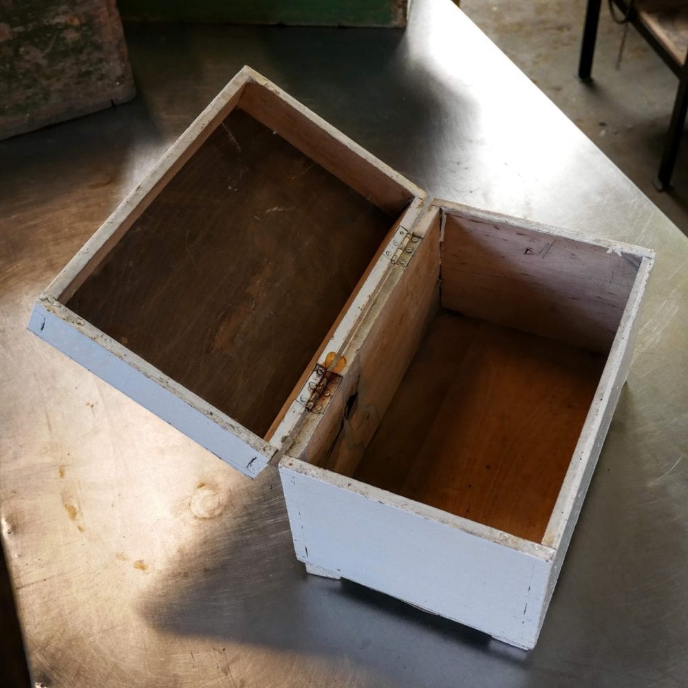 Houten witte kist - Afbeelding 6