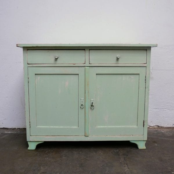 Mint houten commode of onderkast