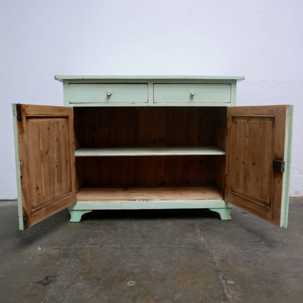 Mint houten commode of onderkast