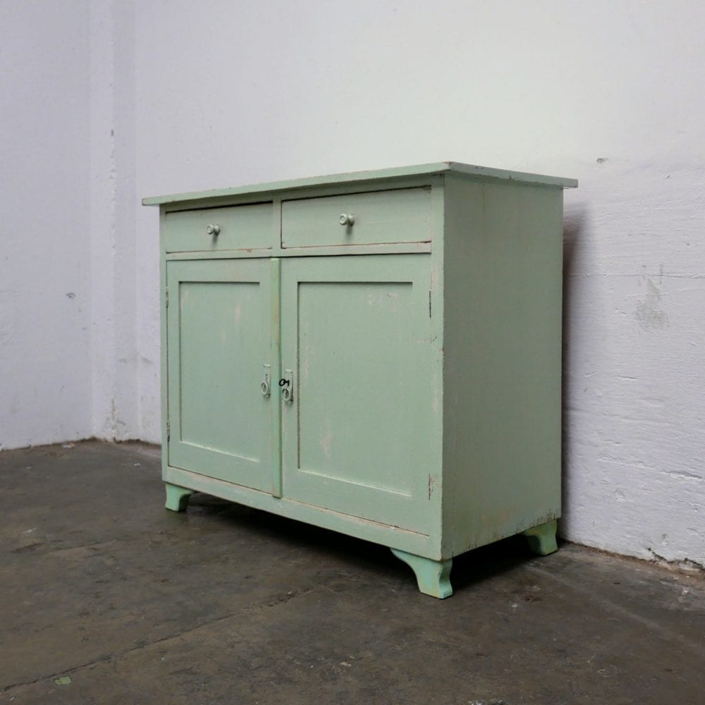 Mint houten commode of onderkast