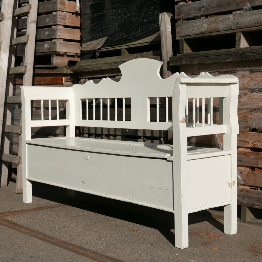 Hongaarse witte kistbank