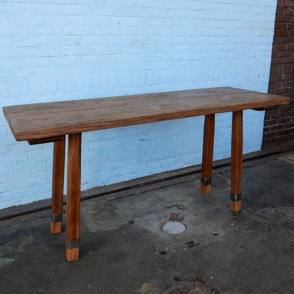 Houten keukentafel