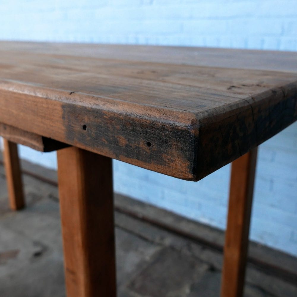 Houten keukentafel