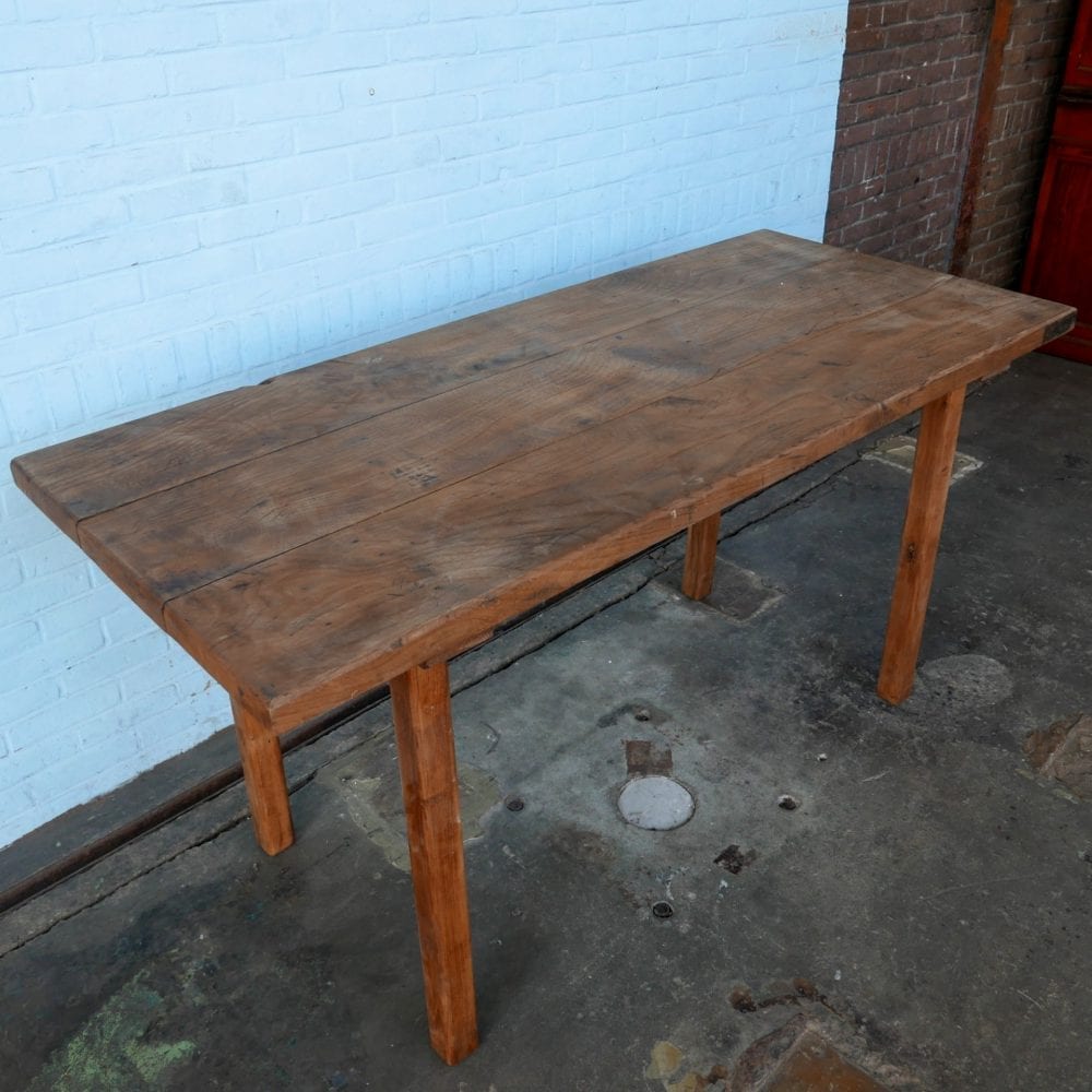 Houten keukentafel