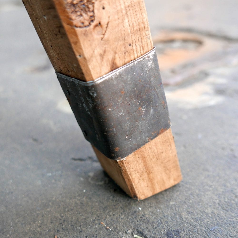 Houten werktafel