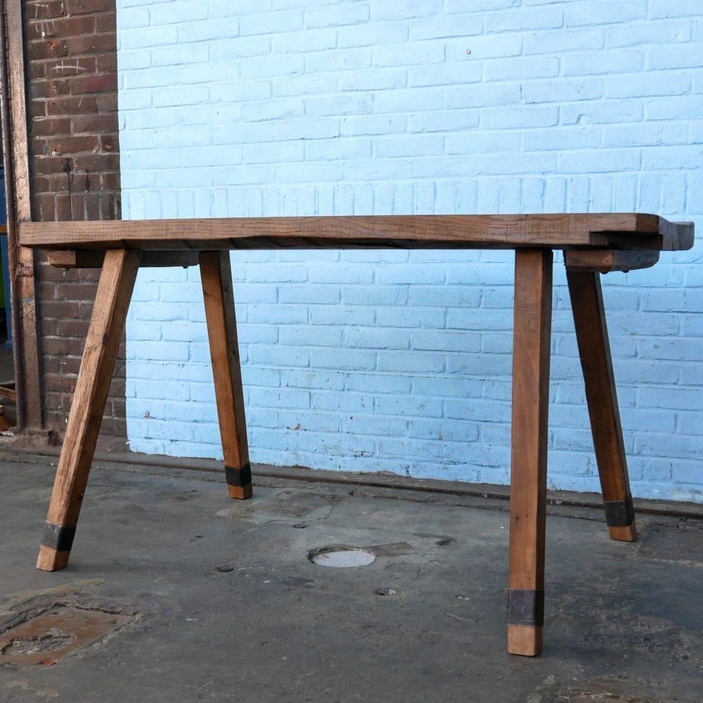Houten werktafel