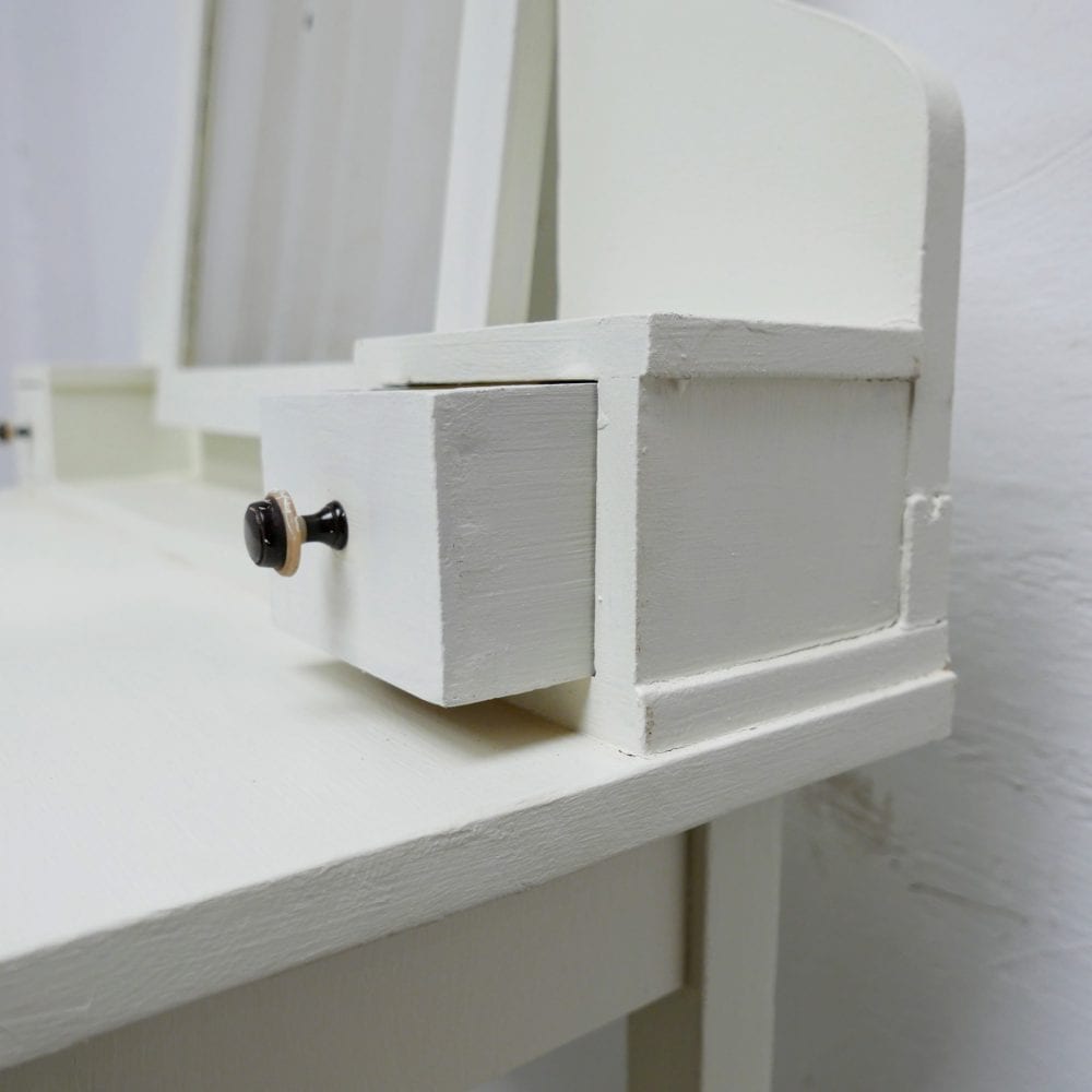 Witte houten kaptafel - Afbeelding 4