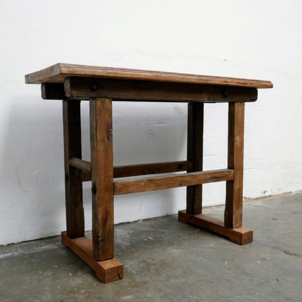 Houten werktafel