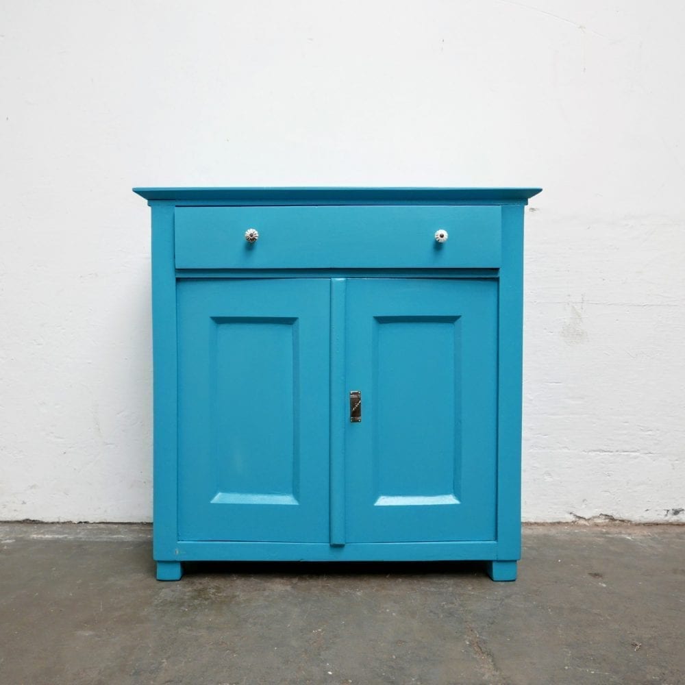 Commode turquoise