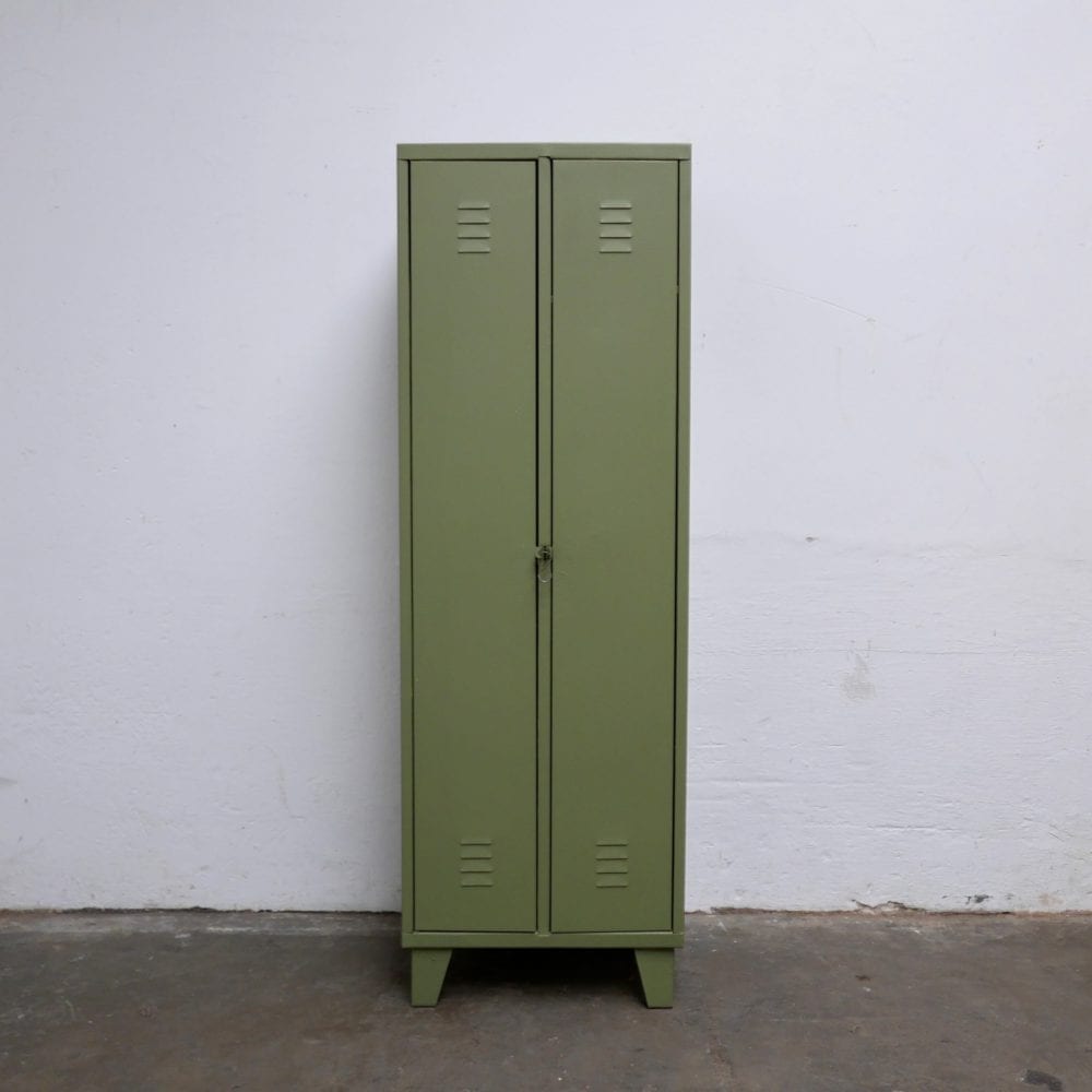 Olijfgroene lockers