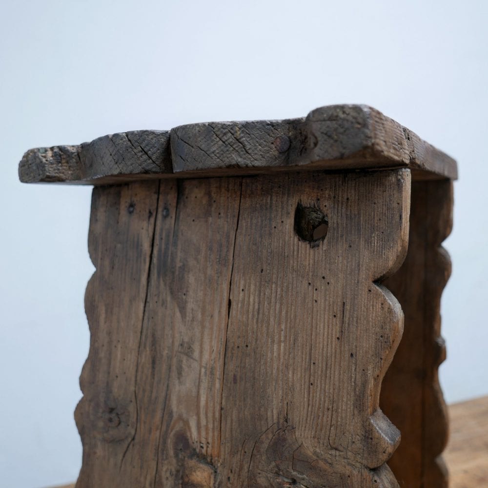 Houten kruk