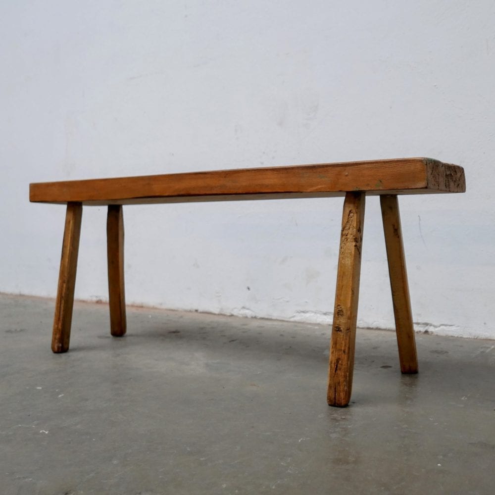 Smalle houten tafel