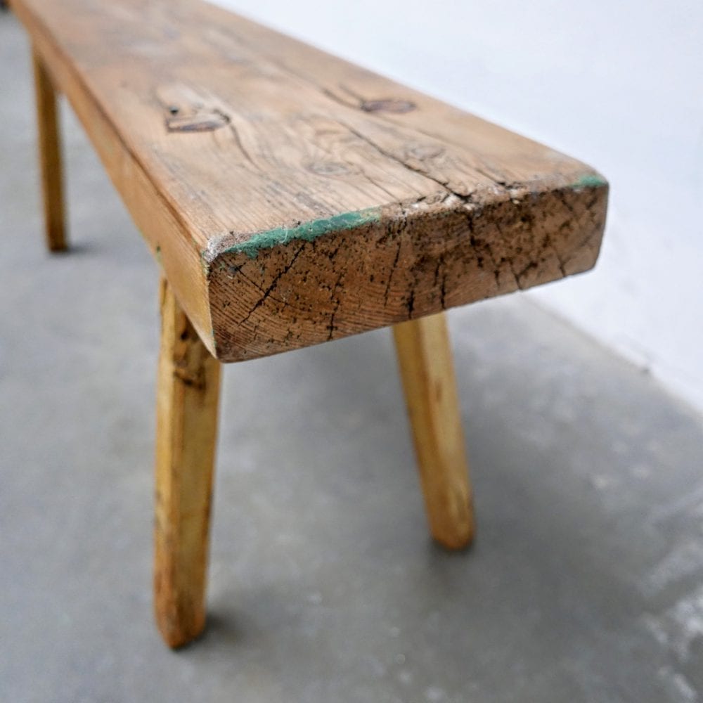 Smalle houten tafel