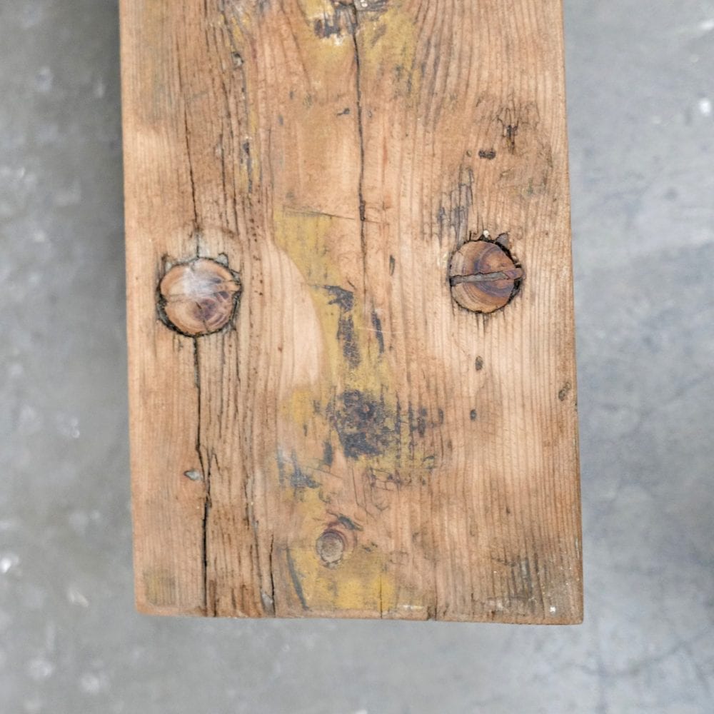 Smalle houten tafel