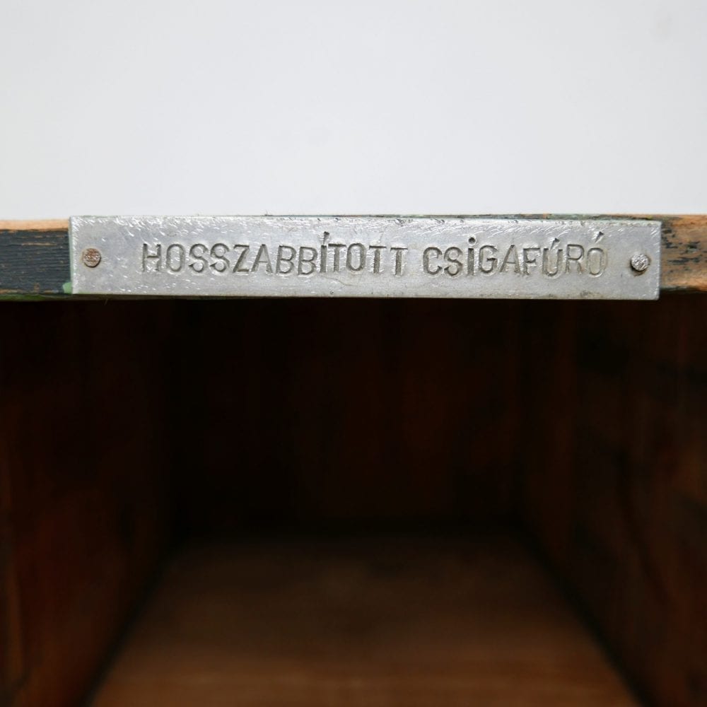 Industriële houten ladekast
