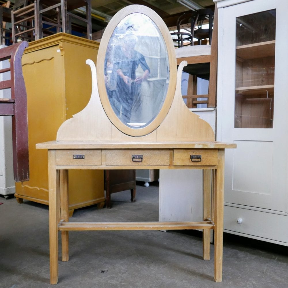 Houten kaptafel
