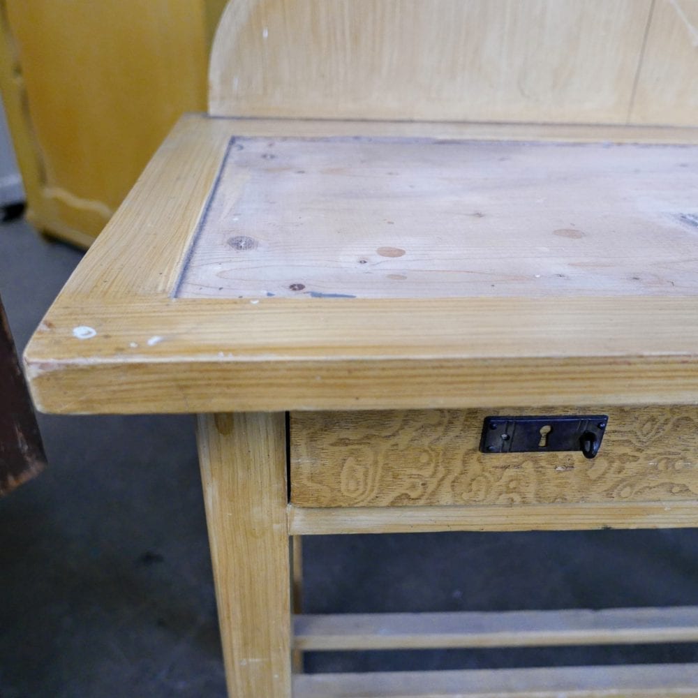 Houten kaptafel