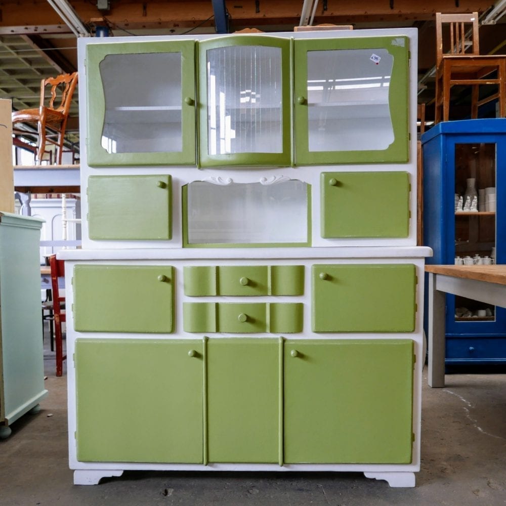 Groene retro buffetkast