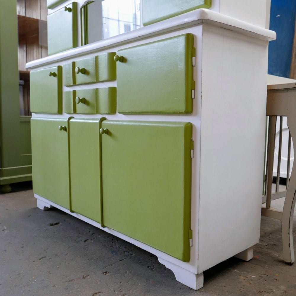 Groene retro buffetkast