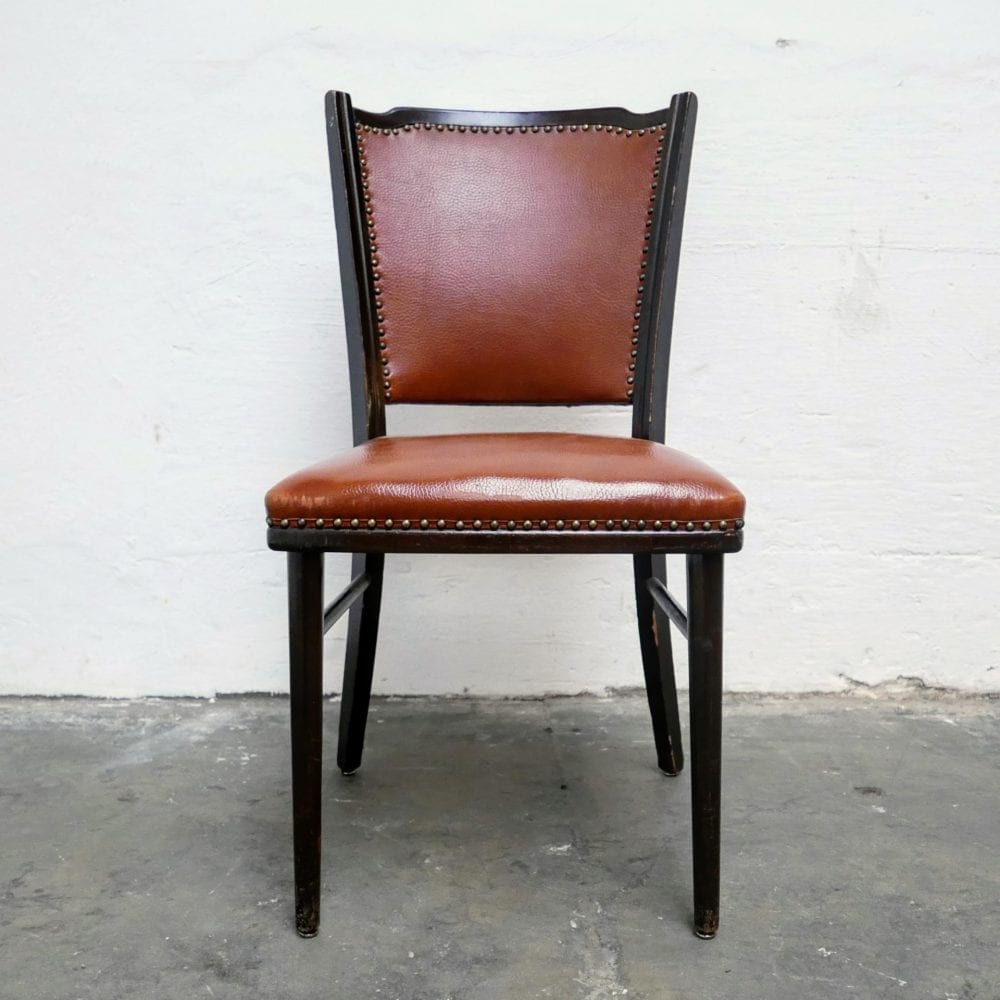 Leren eetkamerstoelen - Afbeelding 2