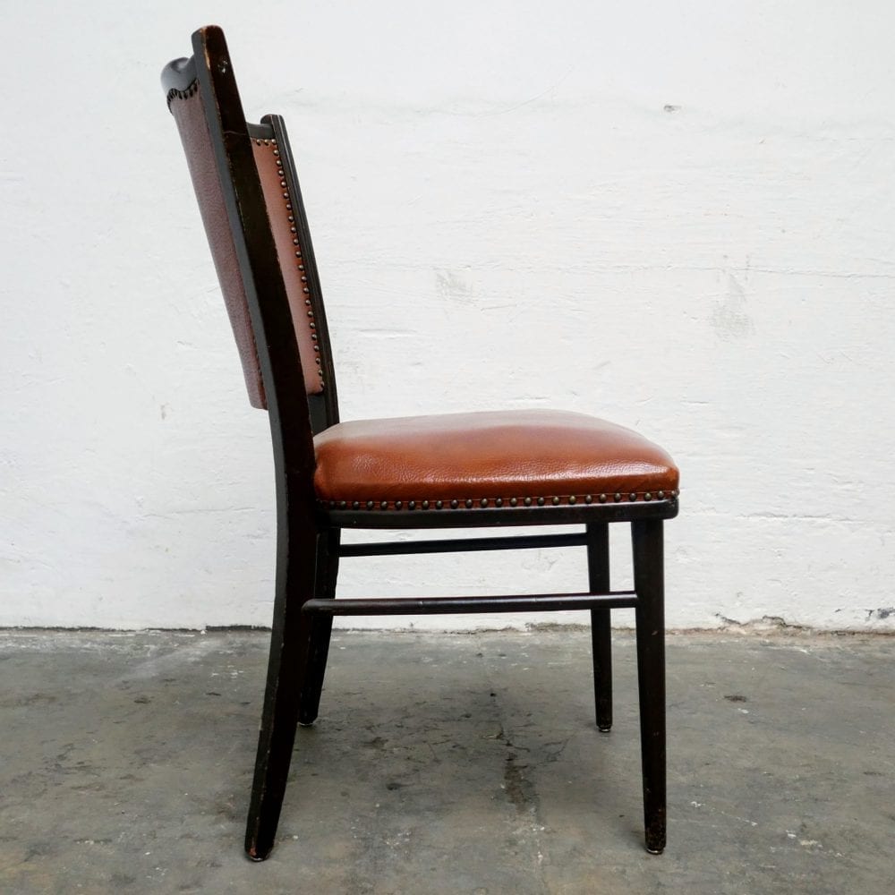 Leren eetkamerstoelen