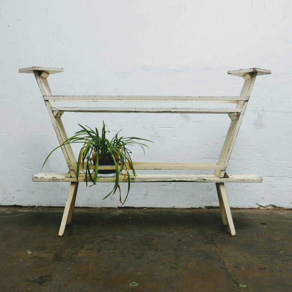 Witte plantentafel