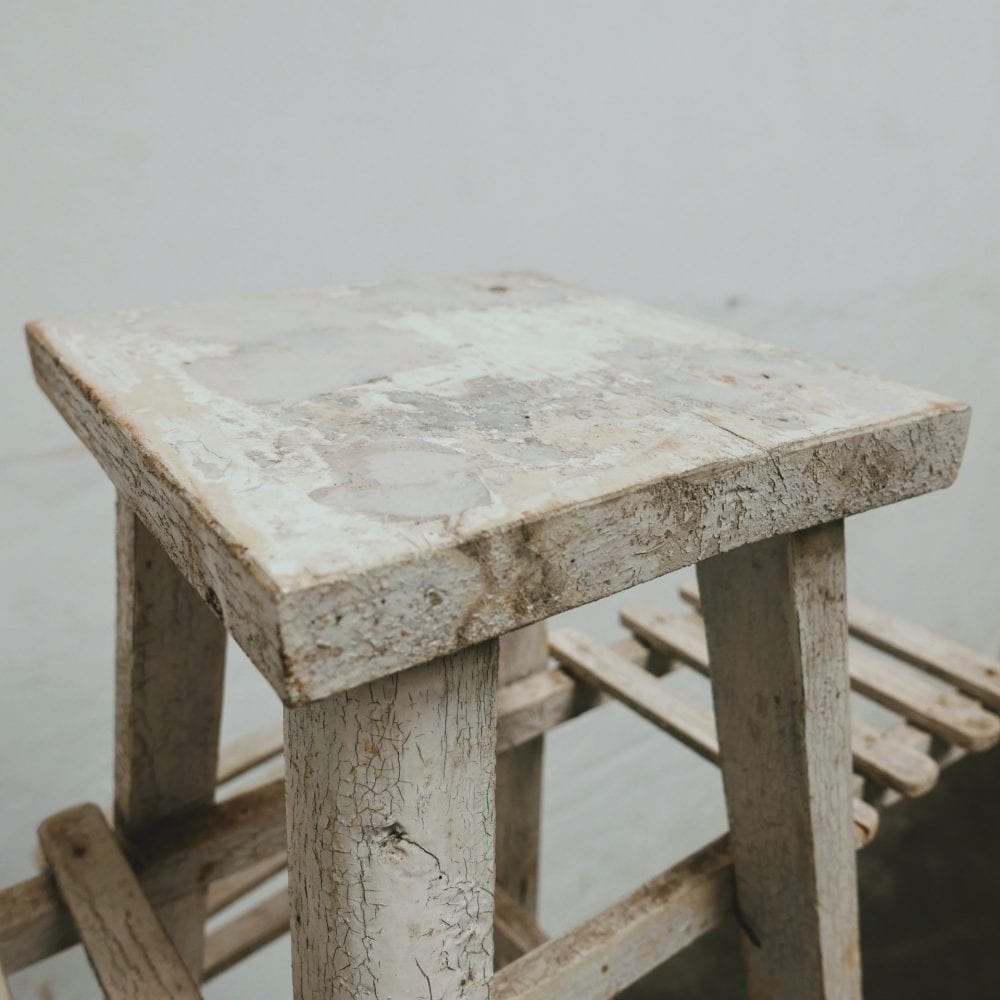 Witte smalle plantentafel