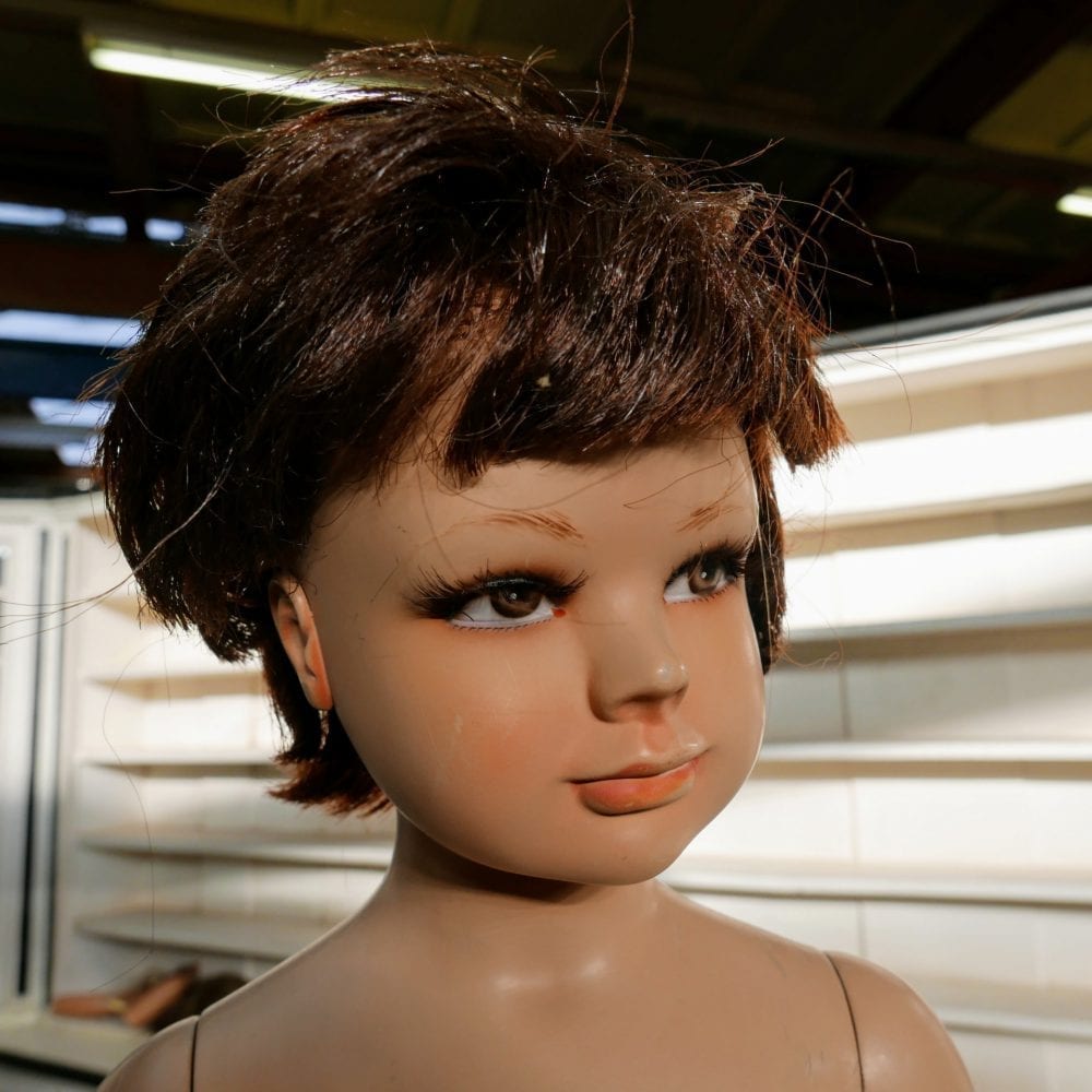 vintage mannequin etalage pop