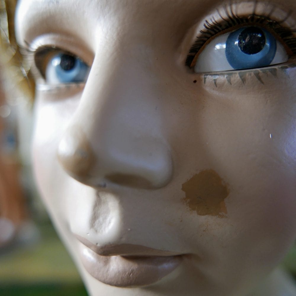 vintage mannequin etalage pop