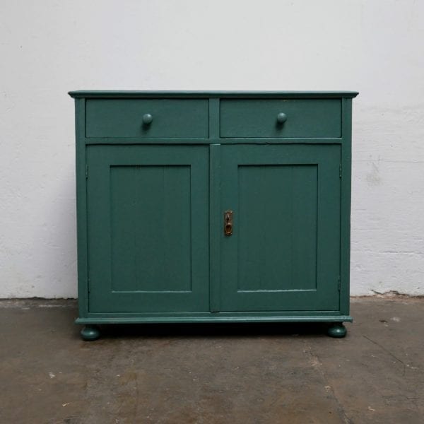 Blauw-groene commode