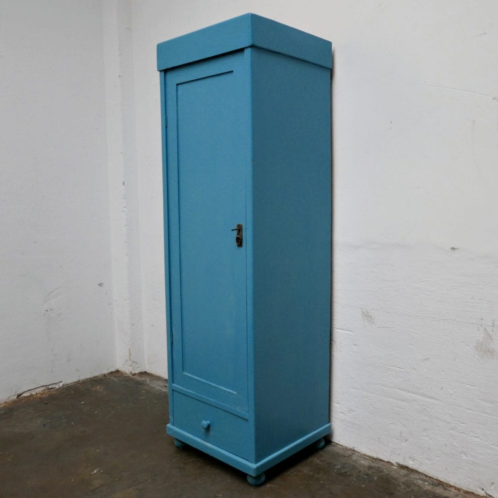Linnenkast hout blauw