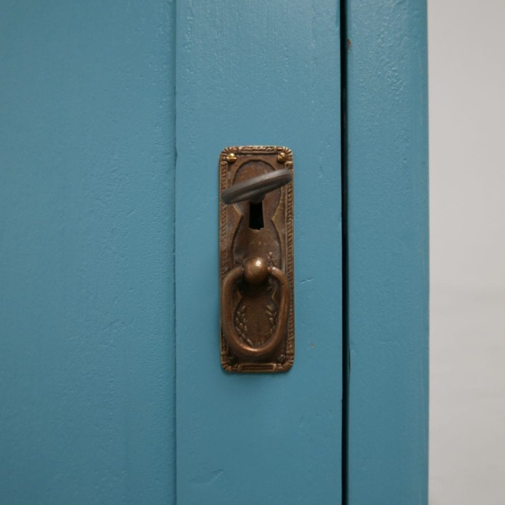 Linnenkast hout blauw