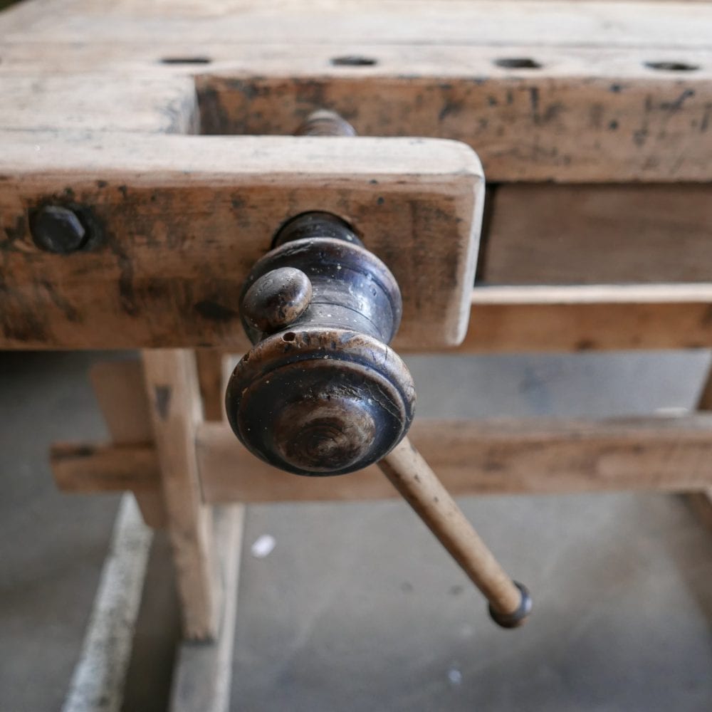 Houten werkbank