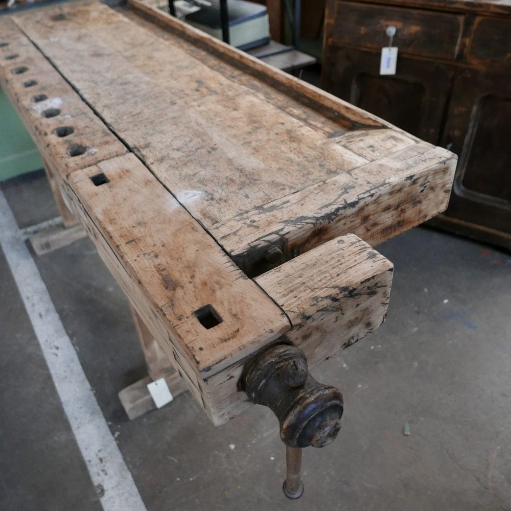 Houten werkbank