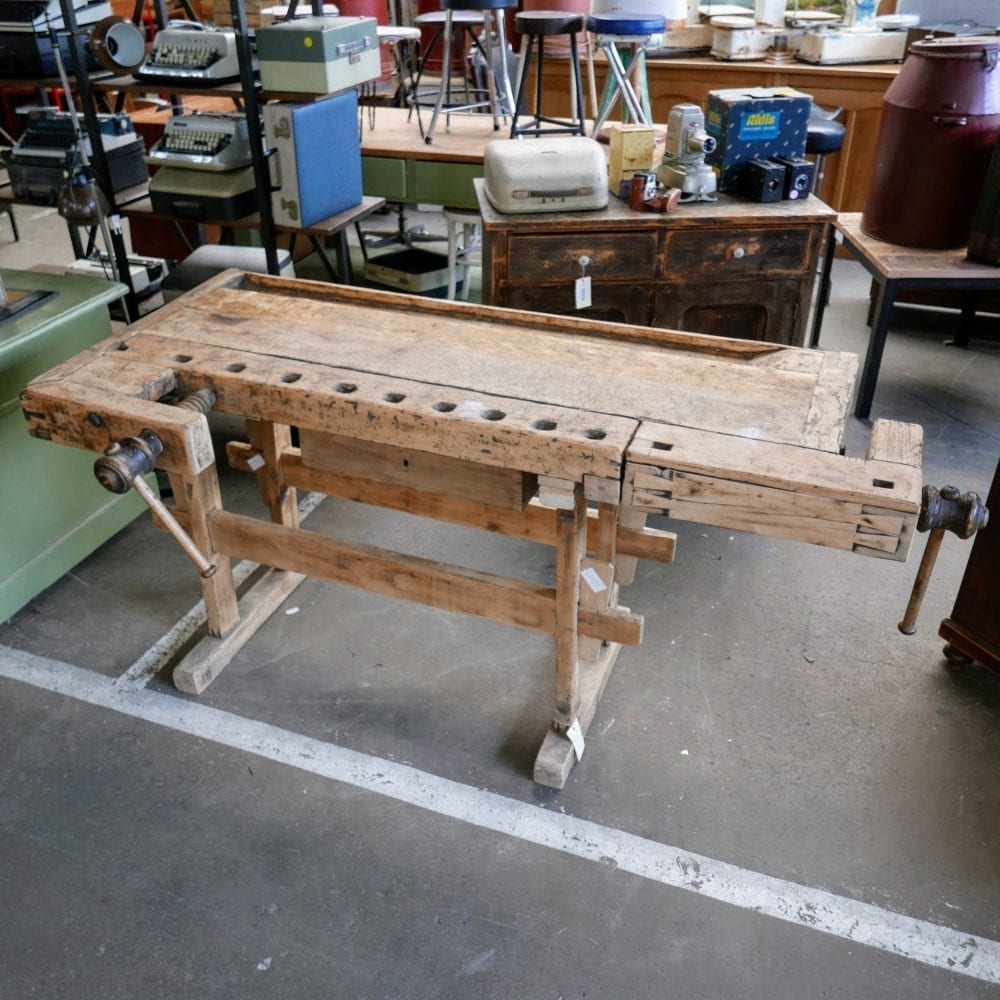 Houten werkbank