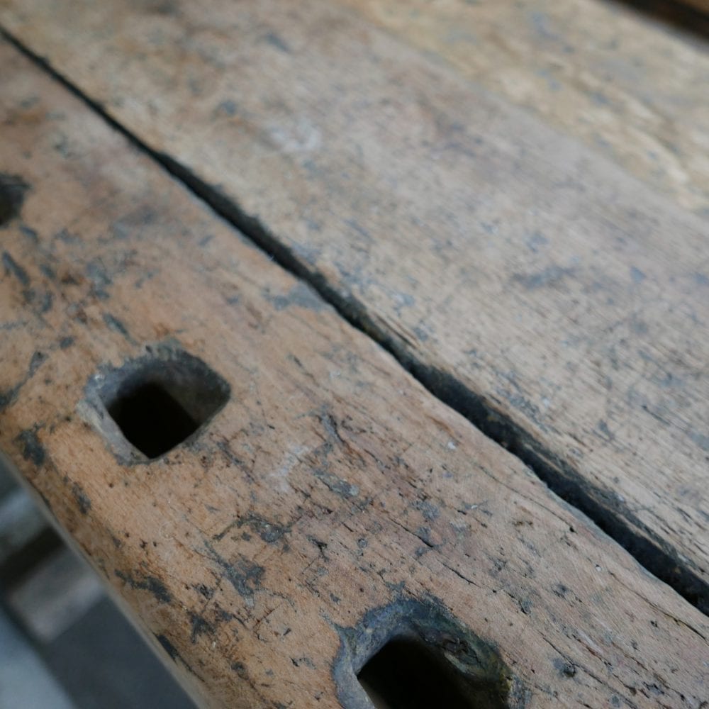 Houten werkbank