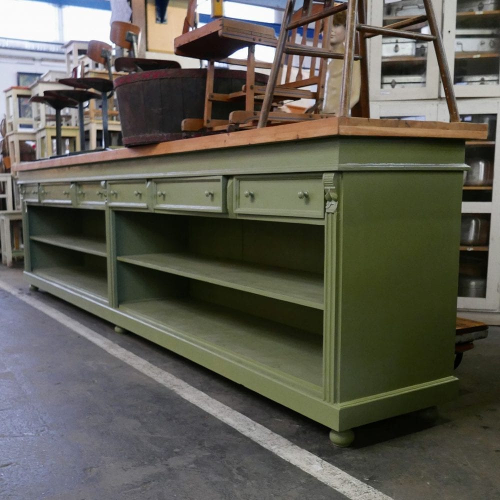 Groene toonbank of dressoir - Afbeelding 3