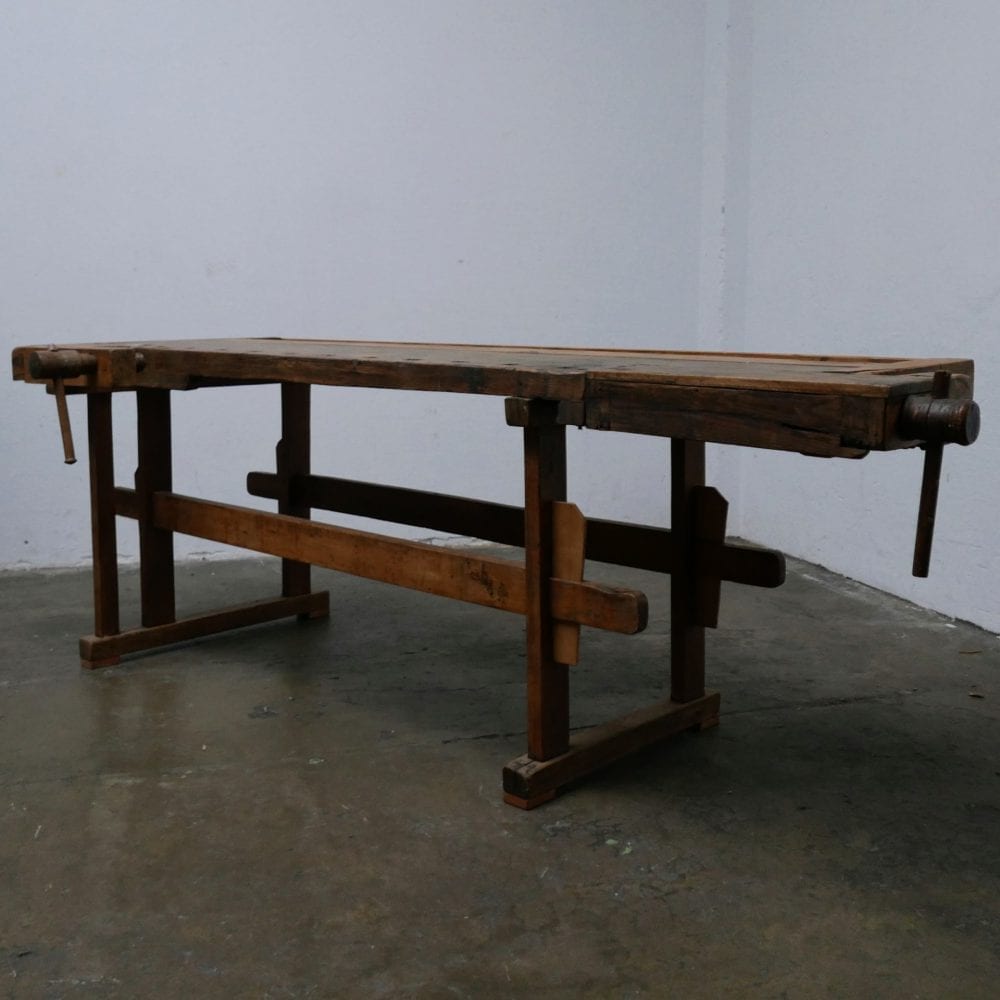 Houten werkbank