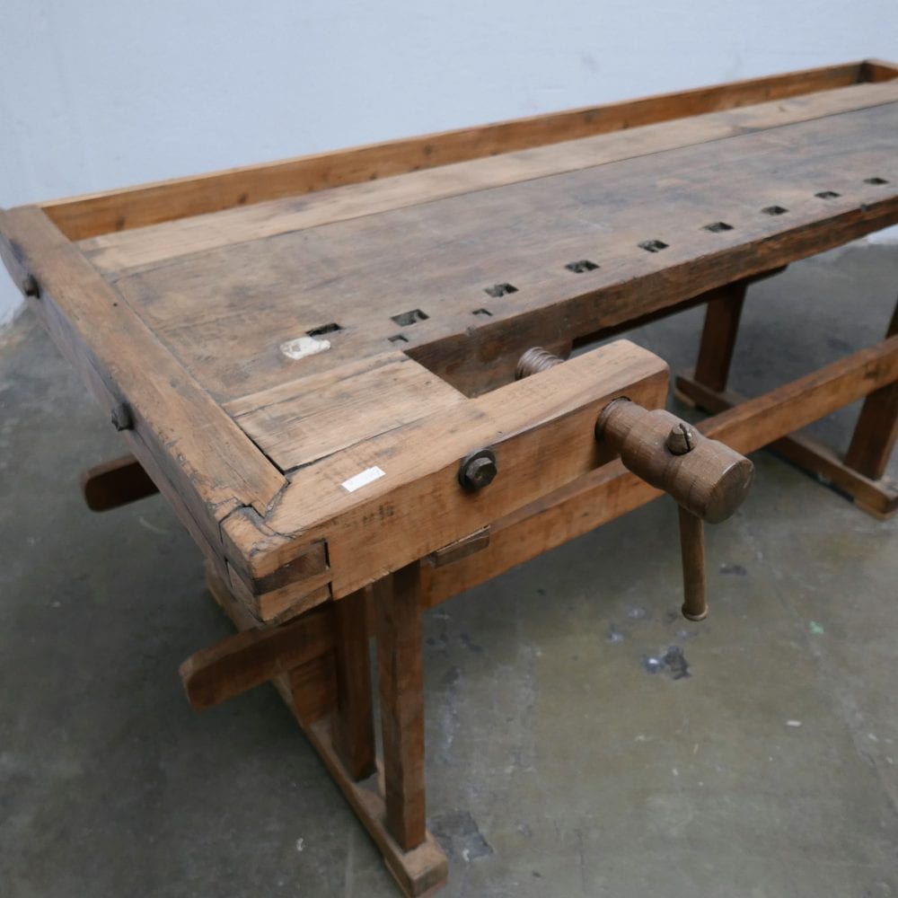 Houten werkbank