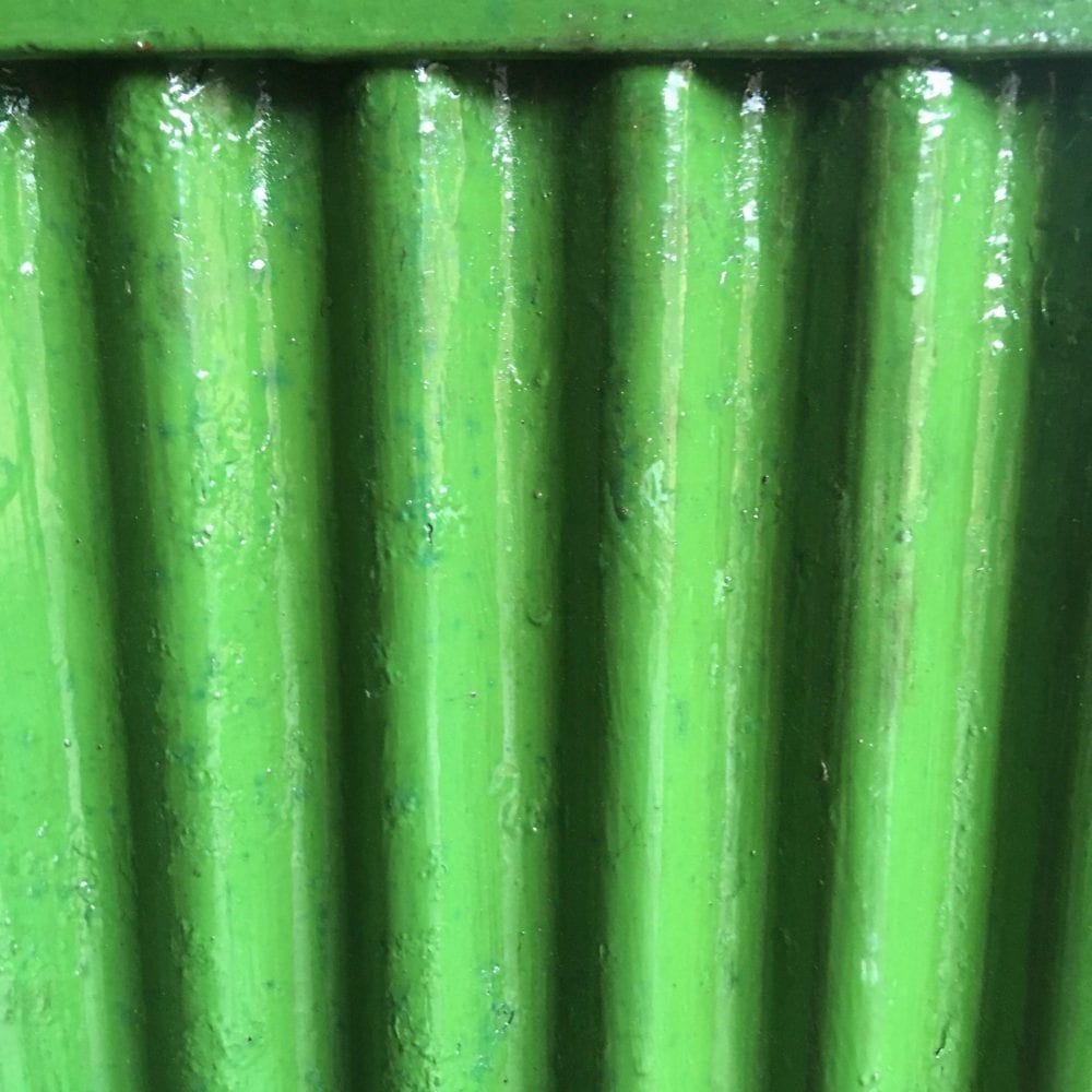 Groen metalen kast
