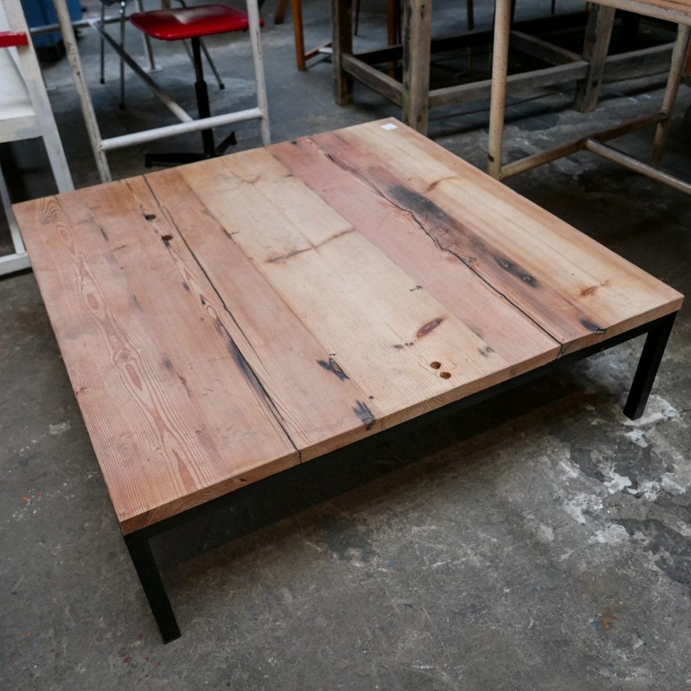 Industriële salontafel