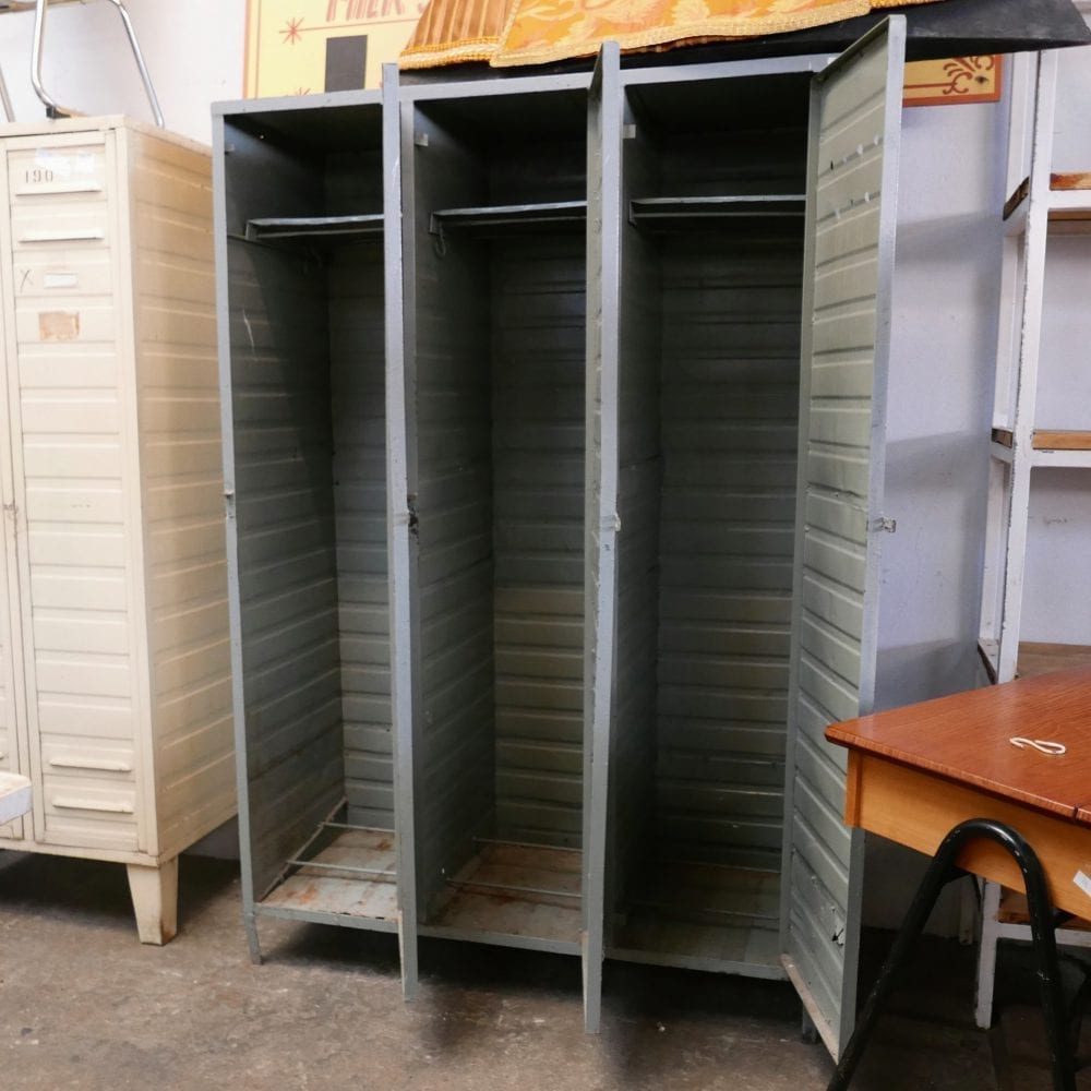 Grijze locker
