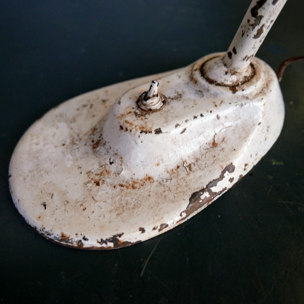 Vintage metalen bureaulamp